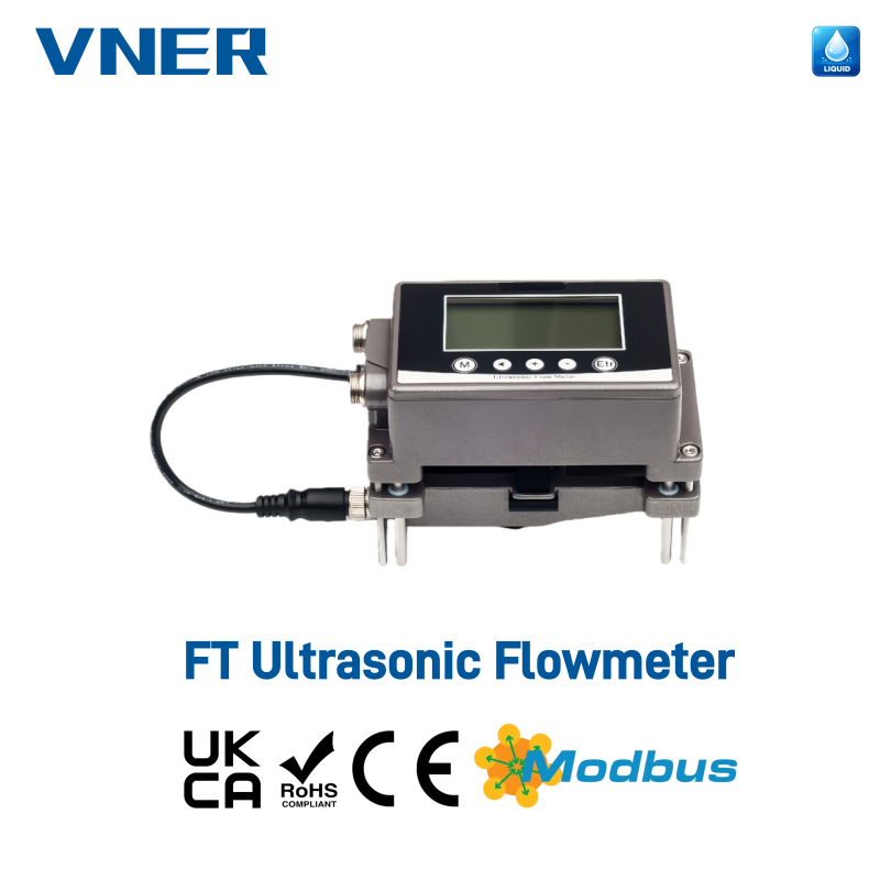 VNFT klem-on ultrasone flowmeter