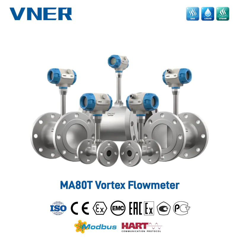 MA80T-serie Vortex-flowmeter