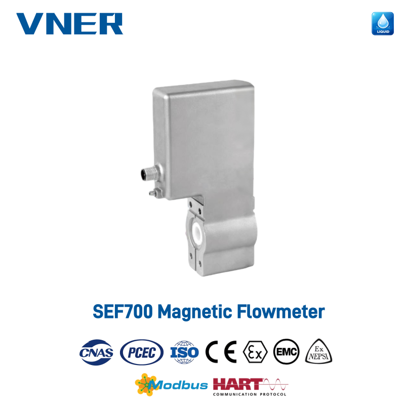 SEF-vultype elektromagnetische flowmeter