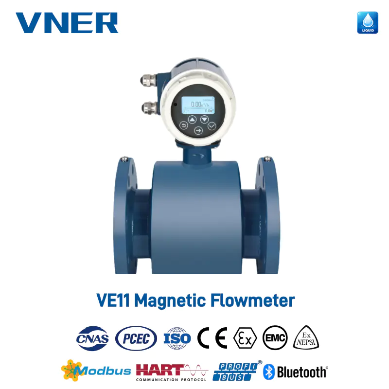 VE11 Zeer nauwkeurige elektromagnetische flowmeter