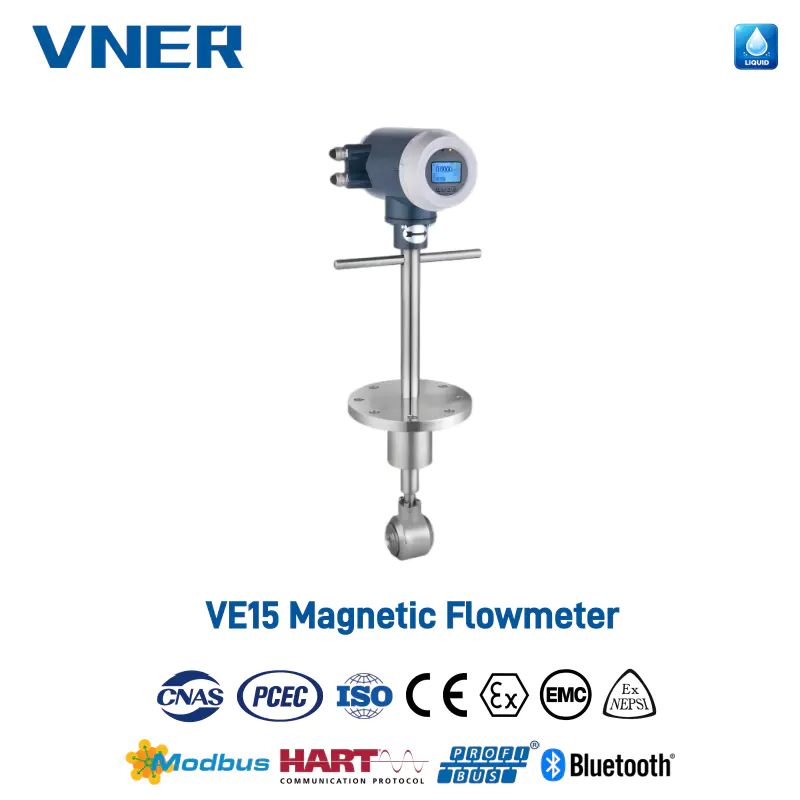 VE15 Elektromagnetische flowmeter voor inbrenging