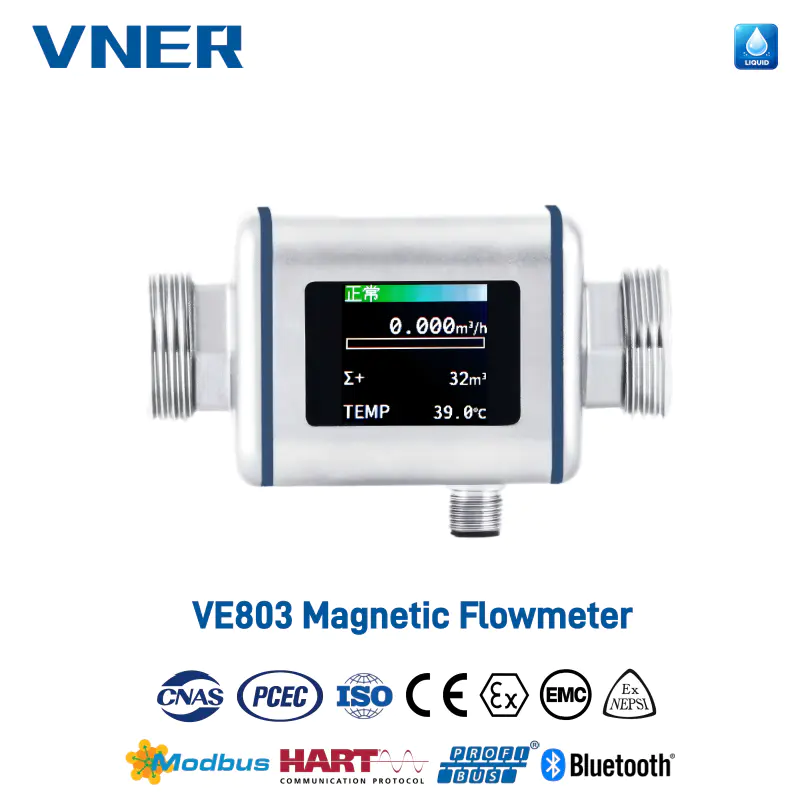 VE803 Compacte elektromagnetische flowmeter